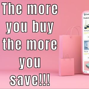 The more you buy the more you save!! 💸